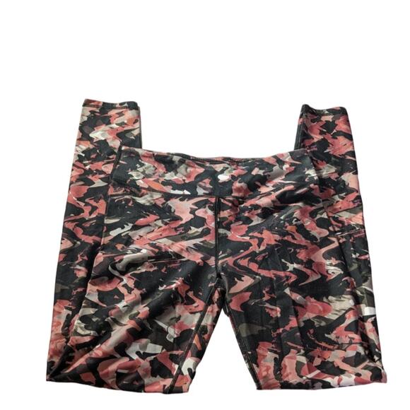 Fabletics Define Powerhold length Women's Size M in Terracotta painted camo - Picture 10 of 10